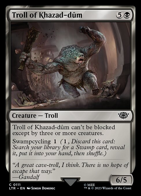 Troll of Khazad-dûm - 111 (Normal) Near Mint_Non-Foil