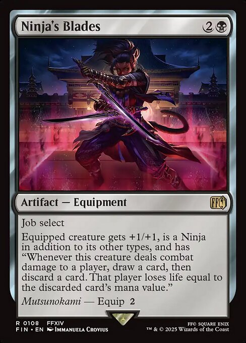 Ninja's Blades - 108 (Foil) Near Mint_Foil