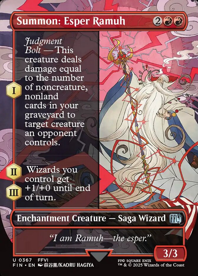 Summon: Esper Ramuh - 367 (Foil) (JP)
