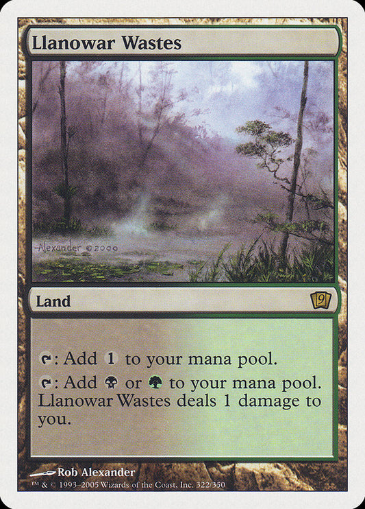 Llanowar Wastes - 322