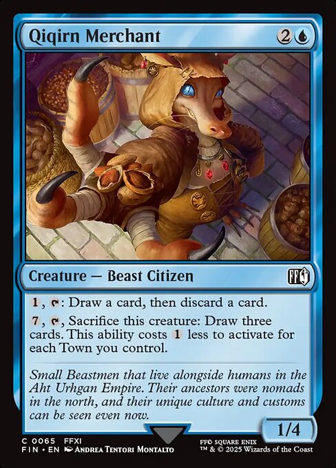 Qiqirn Merchant - 65 (Normal) Near Mint_Non-Foil