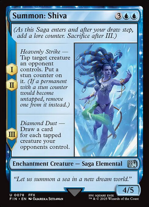 Summon: Shiva - 78 (Normal) Near Mint_Non-Foil