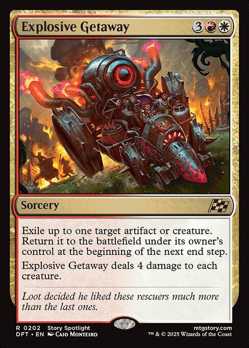 Explosive Getaway DFT #202 Non-Foil
