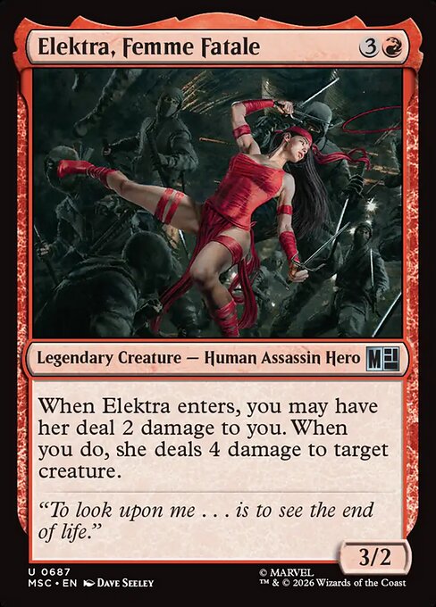 Elektra, Femme Fatale - 687 (Foil)