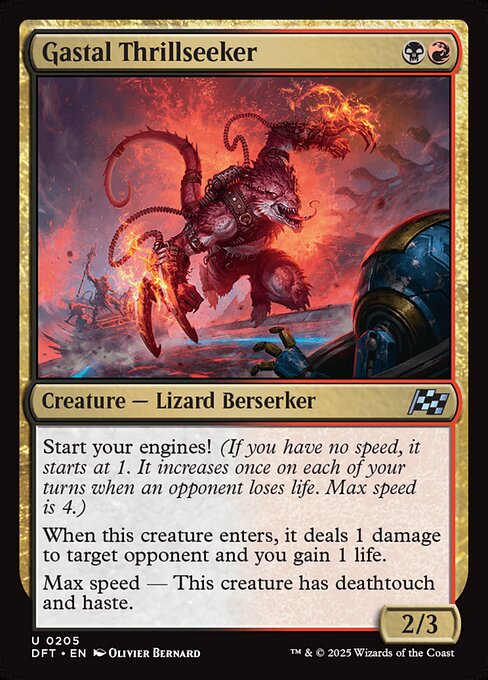 Gastal Thrillseeker - 205 (Normal) Near Mint_Non-Foil