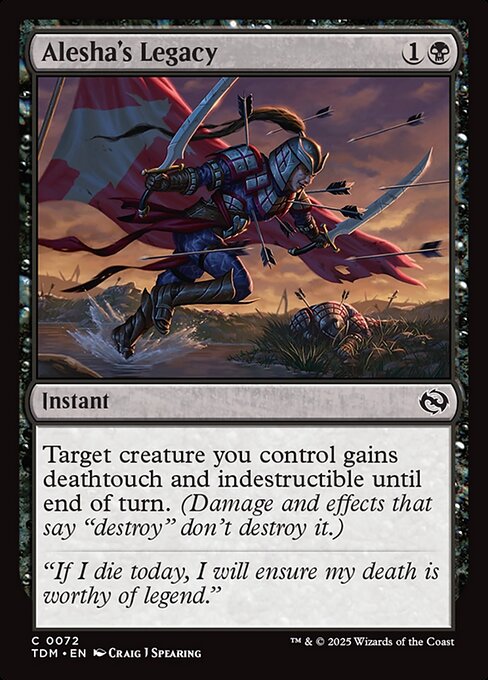 Alesha's Legacy - 72 (Normal) Near Mint_Non-Foil