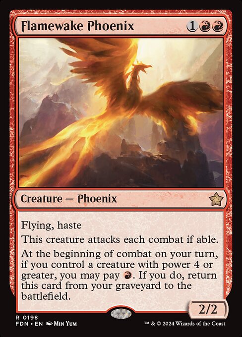 Flamewake Phoenix FDN #198 Non-Foil