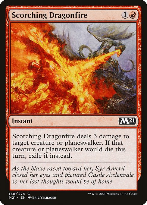 Scorching Dragonfire - 158 (Foil) Near Mint_Foil