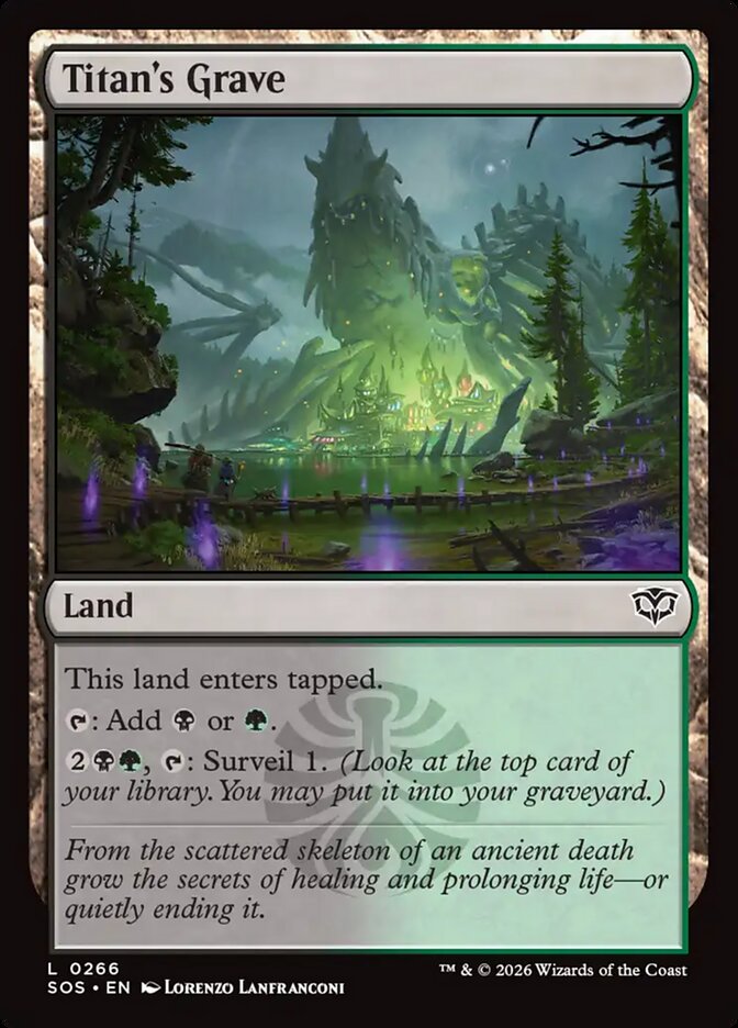 Titan's Grave - 266 (Foil)