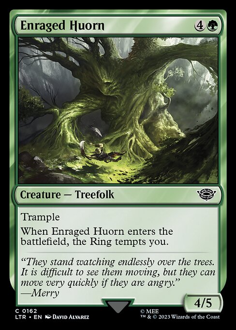 Enraged Huorn - 162 (Normal) Near Mint_Non-Foil
