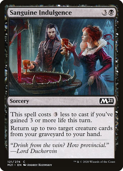 Sanguine Indulgence - 121 (Foil) Near Mint_Foil