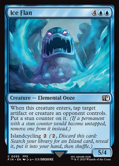 Ice Flan - 55 (Normal) Near Mint_Non-Foil