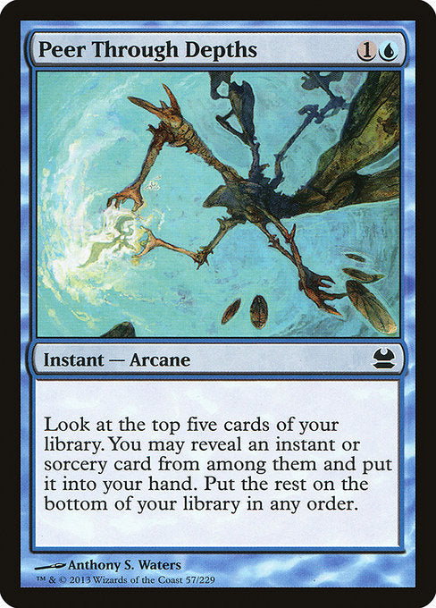 Peer Through Depths - 57 (Normal) Near Mint_Non-Foil