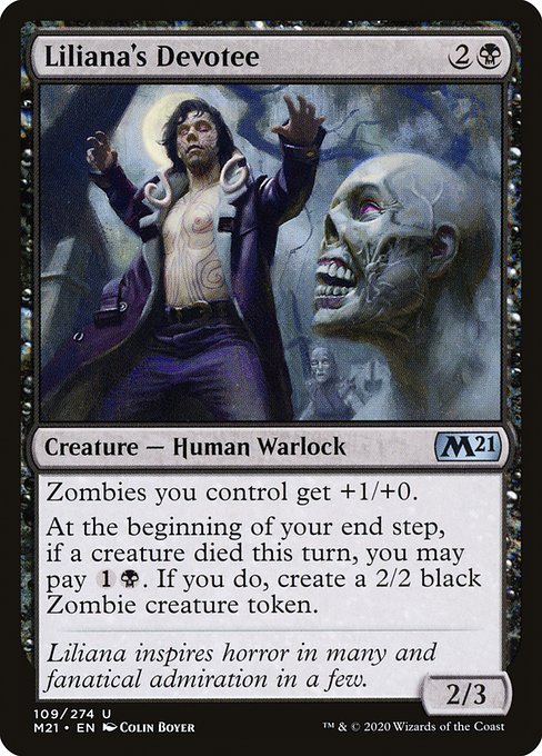 Liliana's Devotee - 109 (Foil) Near Mint_Foil