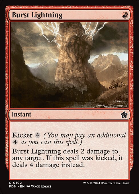 Burst Lightning (Non Foil) near_mint