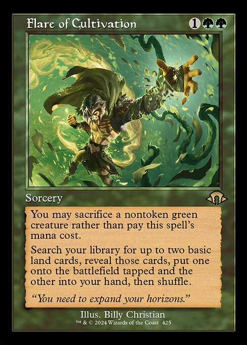 Flare of Cultivation Retro - 425 (Normal) Near Mint_Non-Foil