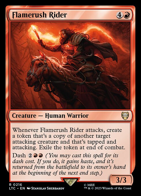 Flamerush Rider LTC #216 Non-Foil