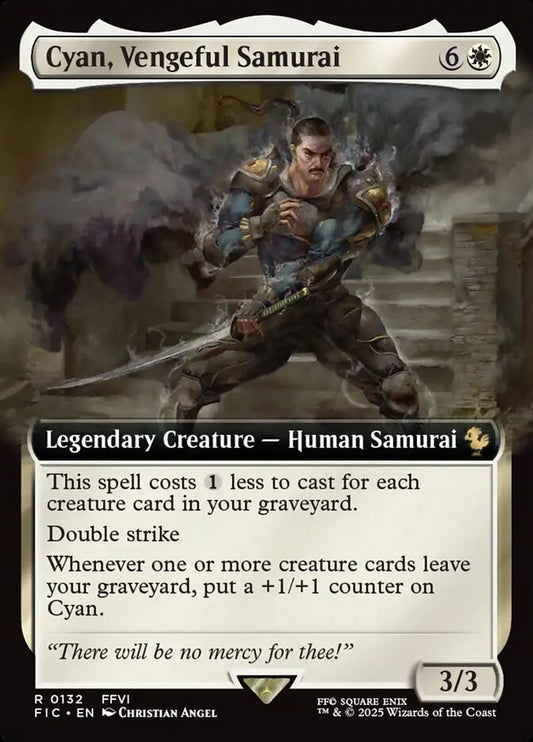 Cyan, Vengeful Samurai - 132 (Non-Foil) (JP)