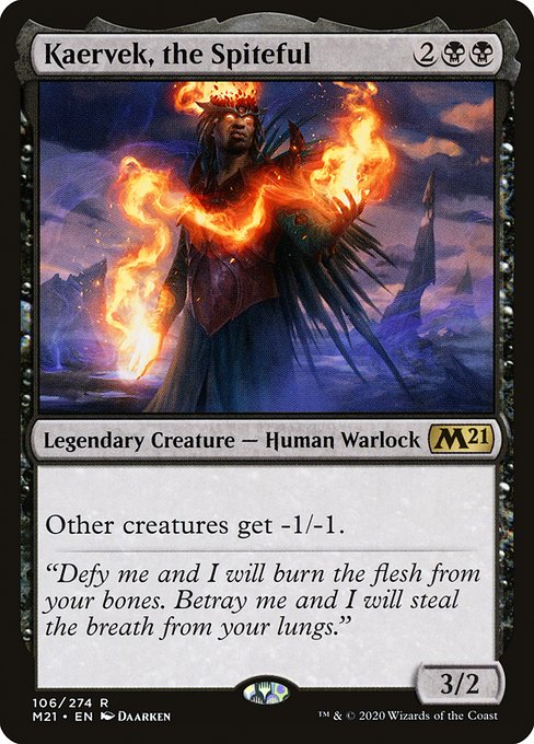 Kaervek, the Spiteful - 106 (Foil) Near Mint_Foil