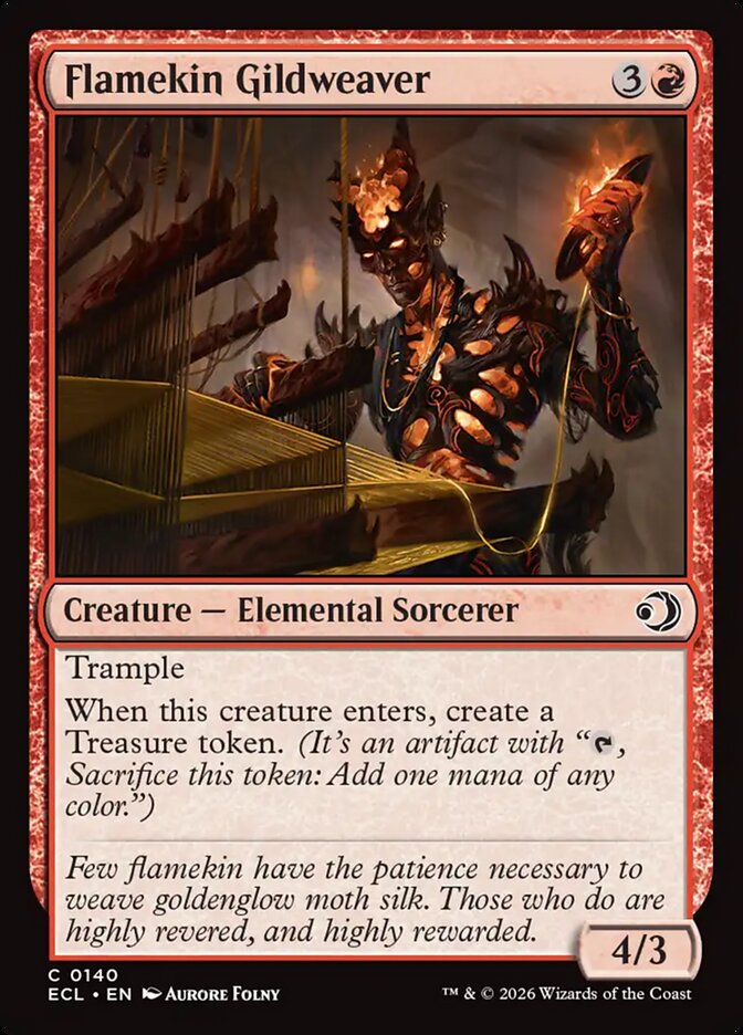 Flamekin Gildweaver - 140 (Foil)