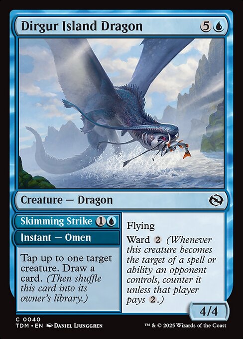Dirgur Island Dragon // Skimming Strike - 40 (Normal) Near Mint_Non-Foil