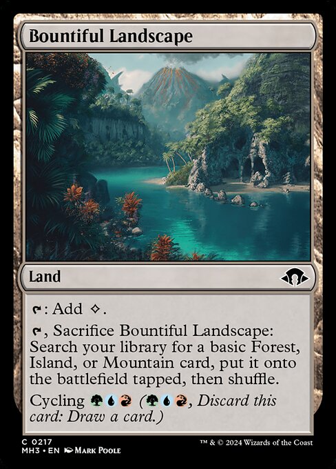 Bountiful Landscape - 217 (Normal) Near Mint_Non-Foil