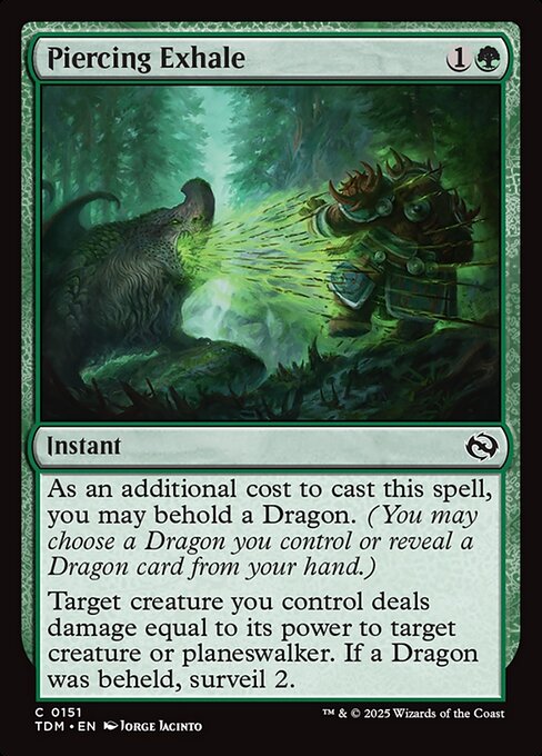 Piercing Exhale - 151 (Normal) Near Mint_Non-Foil
