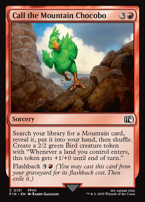 Call the Mountain Chocobo - 131 (Normal) Near Mint_Non-Foil