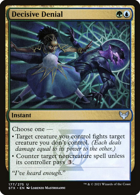 Decisive Denial - 177 (Foil)
