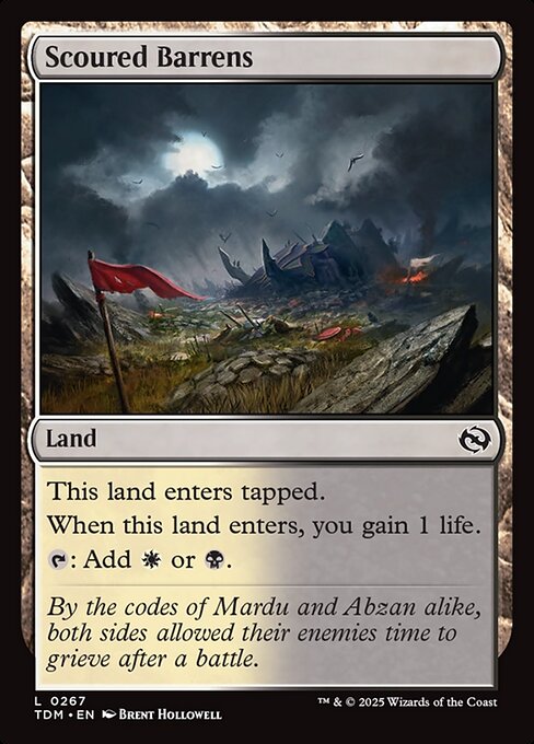 Scoured Barrens - 267 (Normal) Near Mint_Non-Foil