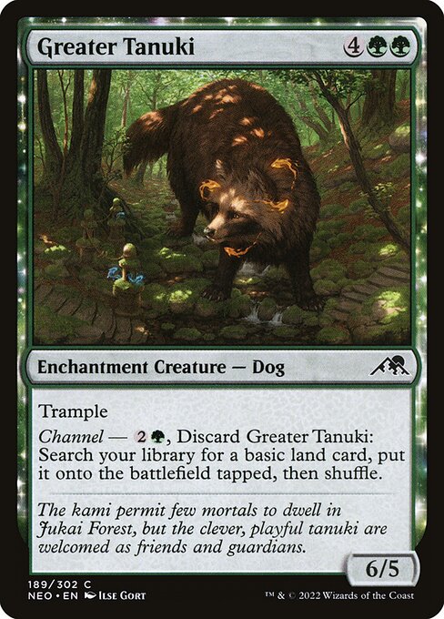 Greater Tanuki NEO #189 Non-Foil