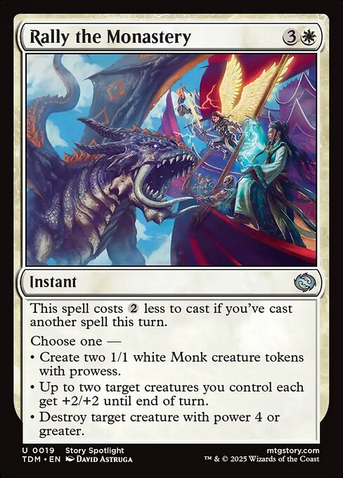 Rally the Monastery - 19 (Normal) Near Mint_Non-Foil