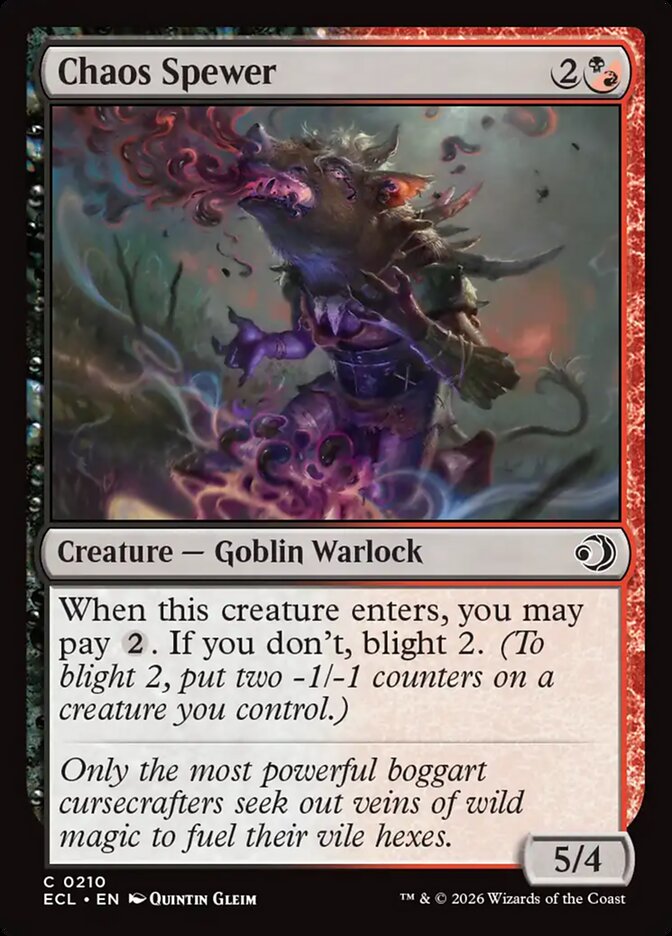 Chaos Spewer - 210 (Foil)