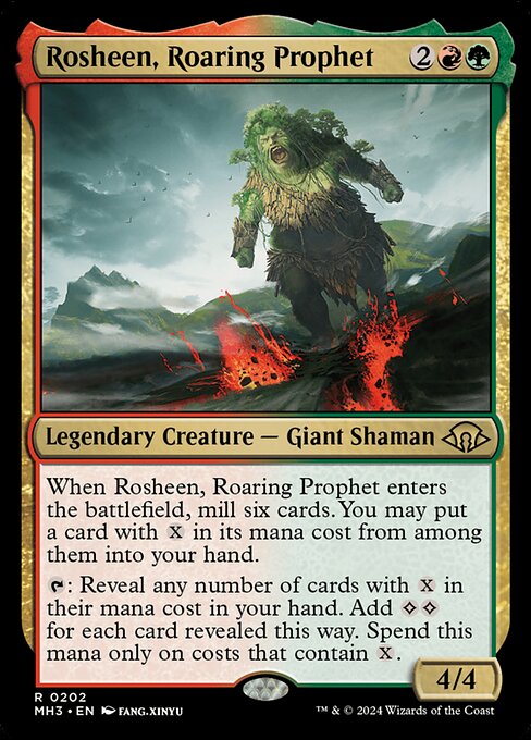Rosheen, Roaring Prophet - 202 (Foil) Near Mint_Foil