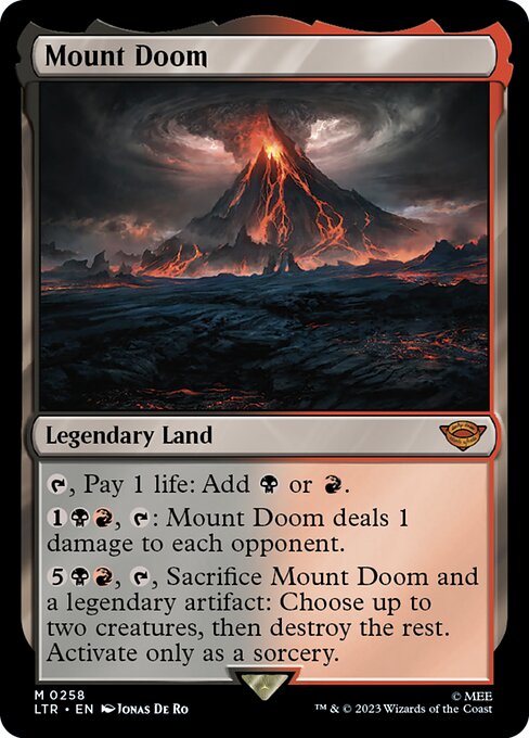 Mount Doom - 258 (Normal) Near Mint_Non-Foil