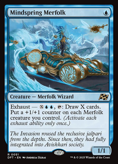 Mindspring Merfolk - 51 (Normal) Near Mint_Non-Foil