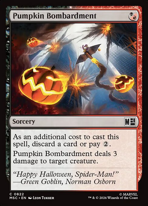 Pumpkin Bombardment - 822 (Foil)