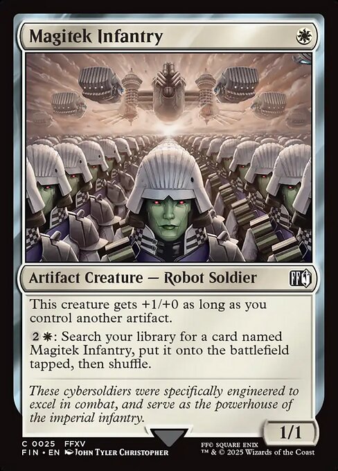 Magitek Infantry - 25 (Normal) Near Mint_Non-Foil
