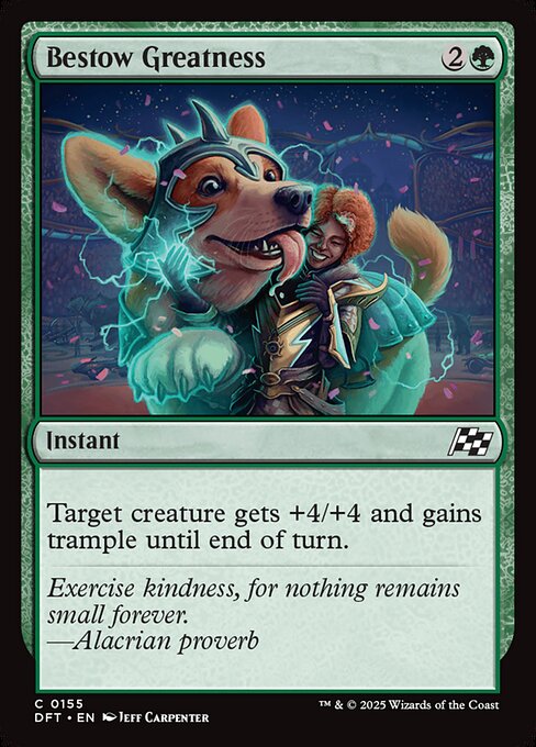 Bestow Greatness - 155 (Normal) Near Mint_Non-Foil