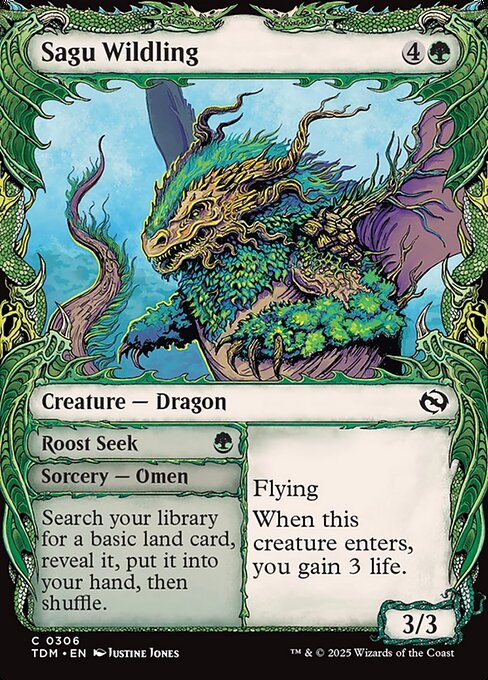 Sagu Wildling // Roost Seek - 306 (Foil) Near Mint_Foil