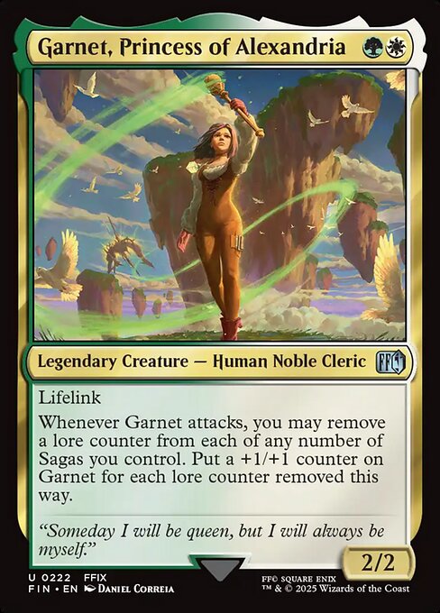 Garnet, Princess of Alexandria - 222 (Normal) Near Mint_Non-Foil