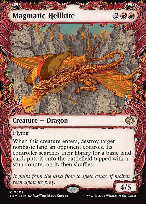 Magmatic Hellkite - 301 (Foil) Near Mint_Foil