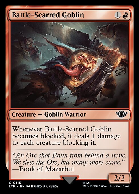 Battle-Scarred Goblin - 115 (Normal) Near Mint_Non-Foil