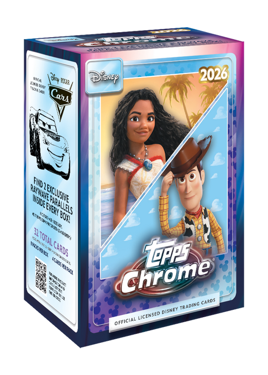 2026 Topps Chrome Disney Value Box sealed box