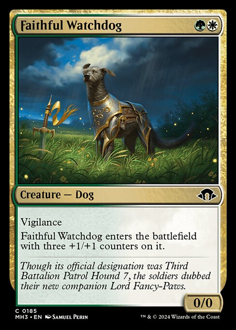 Faithful Watchdog - 185 (Normal) Near Mint_Non-Foil