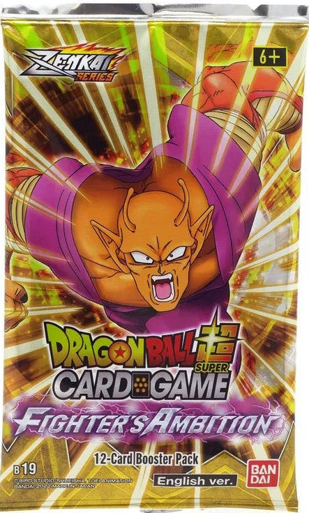 DBS ZENKAI Series Set 02 Fighters Ambition Booster Pack