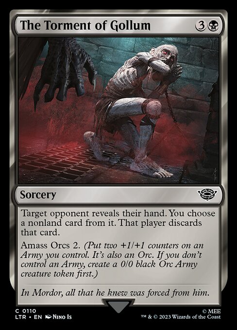 The Torment of Gollum - 110 (Normal) Near Mint_Non-Foil