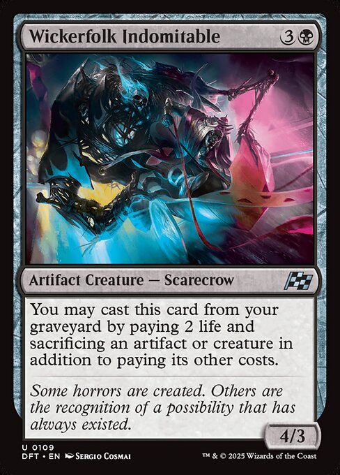 Wickerfolk Indomitable - 109 (Normal) Near Mint_Non-Foil