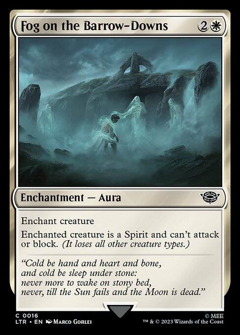 Fog on the Barrow-Downs - 16 (Normal) Near Mint_Non-Foil
