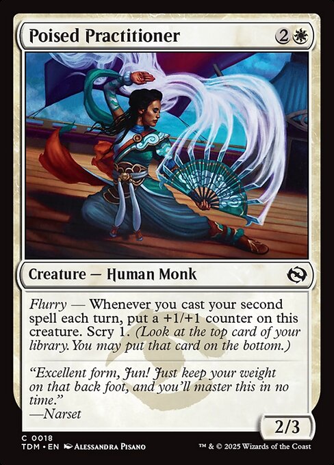 Poised Practitioner - 18 (Normal) Near Mint_Non-Foil